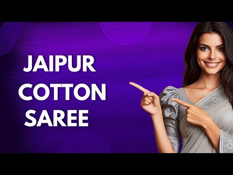 Best Jaipur Cotton Sarees – Traditional Elegance with Modern Style | Shri Murugan Sarees Coimbatore🥻