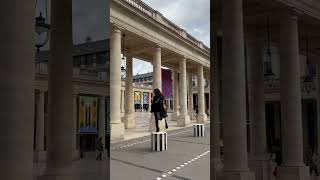 Walk in PARIS, Visit the BUREN COLUMNS #paris2023 #systemofadown #louvre