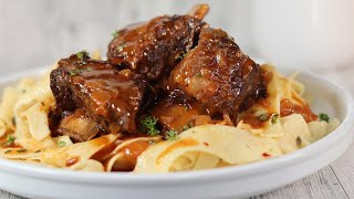 Short Ribs Pappardelle Recipe | Slow Cooked Beef Short Rib