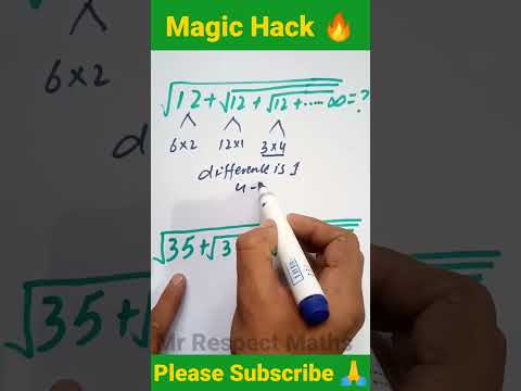 How to calculate long square root in 3 sec #maths #shorts