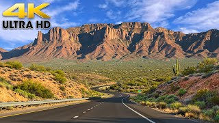 Phoenix to Flagstaff Complete Arizona Desert Scenic Drive 4K