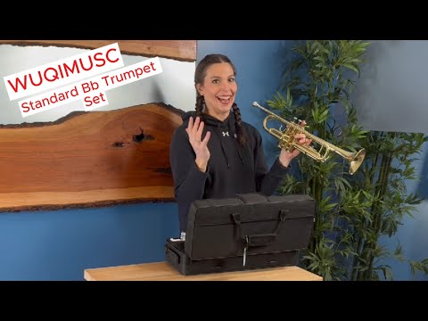 WUQIMUSC Standard Bb Trumpet Set, great set for any player #trumpet #trumpetvideos #windinstrument