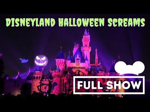 Disneyland Halloween Screams Fireworks Show & Projections