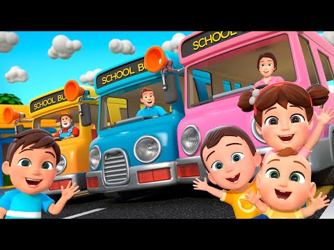 Wheels on the Bus (Family Version) | Newborn Baby Songs & Nursery Rhymes