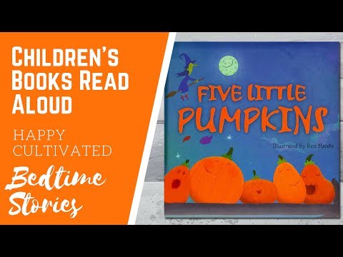 FIVE LITTLE PUMPKINS Sitting on a Gate | Halloween Books for Kids | Pumpkin Book for Kids