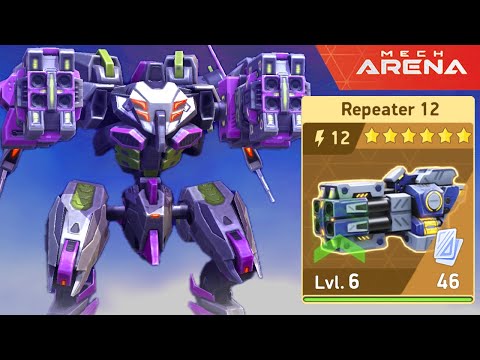 The Ultimate Wide Attack! Eclipse + Repeater Takes Down Everything! 😲💥 Mech Arena