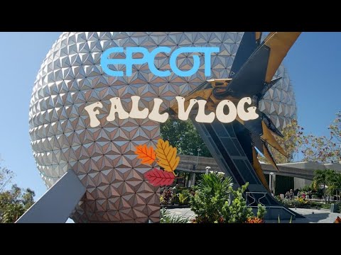 A Fall Day in Epcot 2023 | Fall Epcot Vlog | Guardians Cosmic Rewind, Epcot Rides