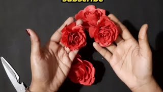 How do you make a simple wall hanging/simple paper crafts for home decoration/how do you make craft