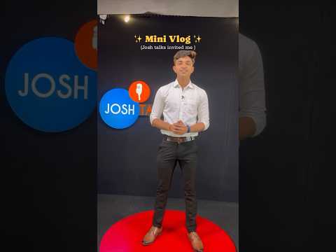 Mini vlog (josh talks invited me) #neetcutoffmarks #neet2024result #neetresult #neet2024 #neetexam