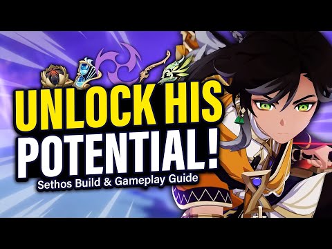 SETHOS GUIDE: How to Play, Best Artifact & Weapon Builds, Team Comps | Genshin Impact 4.7