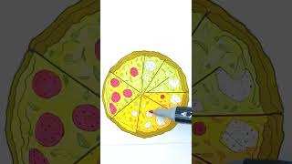 Pizza Coloring Pages From Oven to Canvas #art #coloringpages #coloring #fun