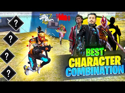 Secret Best Character Combination🤯Free Fire BR Ranked & CS Ranked Combination FF Headshot Combo