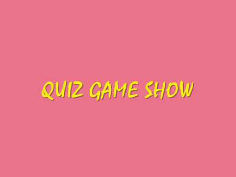 Quiz Game Show - anagrams 1