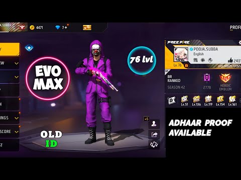 Free Fire id Sell Low Price 😱💸|| FF id Sell 🛒Low Price ma id🤯💸|| All Evo Max || Trusted id Seller💯