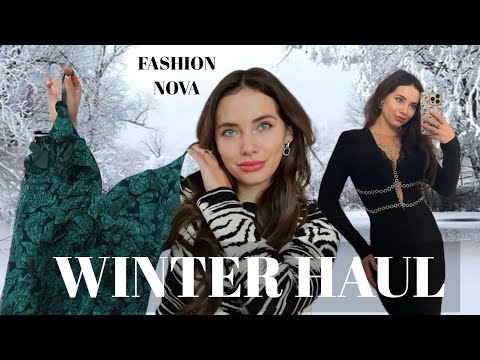 winter haul ❄️ holiday looks 🎄🥂 ft fashion nova