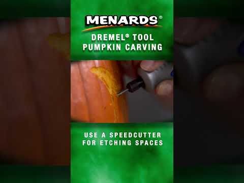 Dremel Tool Pumpkin Carving #shorts