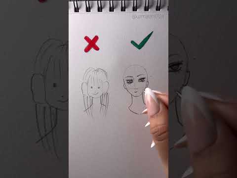 How to draw a Girl | very easy way 😱 #shorts