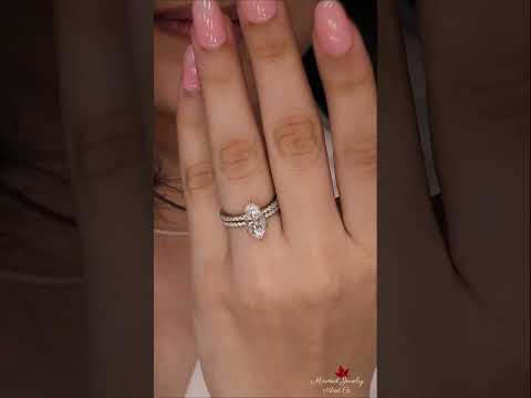 moissanite engagement ring