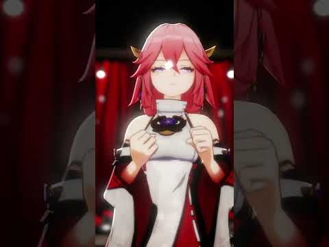 【Genshin Impact MMD】 ゆるして猫!! feat. Yae Miko | #shorts