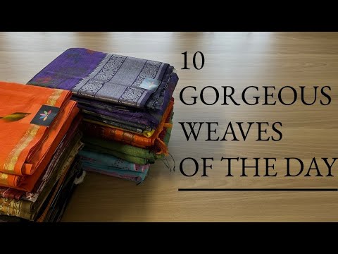 Detailed Video - 10 Gorgeous Weaves of the Day | Shop on www.fabk.in #fabksarees #weavesofindia