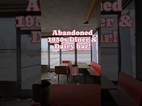 Exploring an #abandoned 1950's Diner & Ice Cream Bar!! (AMERICANA!) #foryou #fyp