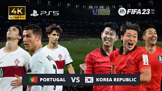 Road to Glory: FIFA23 World Cup Career Mode Gameplay Part 3 | Korea VS Portugal | #football #fifa