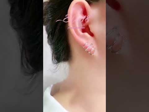 Beautiful Stunning😍 Elegant Earrings  ❤ | Share and like them |#shortsvideo