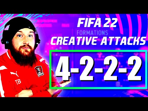 FIFA 22: 4222 Best Custom Tactics & Instructions - Creative ATTACKING Formation #FUT22