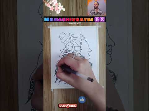 Mandala Art | Lord Shiva Sketch | #shorts #artezmylyf