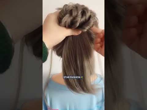 Beautiful & Easy Bun Hairstyle❤✨|| Quick Bun Hairstyle hacks❤||Cute Hairstyle For Girls❤|| Bun Hack✨