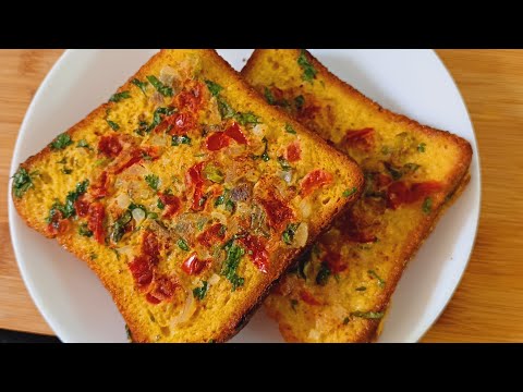 Spicy Bread Omelette Recipe | Bread Omelette Street Food