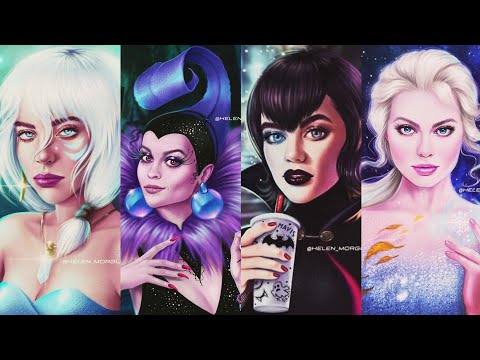 Artist turned 15 Female Animated Characters as 15 Celebrities - Have a Look at incredible art