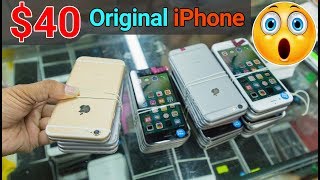 😱Original iPhone Just Only $40 - Chinese Wholesale Market Tour