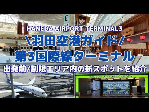 【羽田空港情報】第3(国際線)ターミナル 完全ガイド！今の空港の様子をお伝えします！2023年最新情報