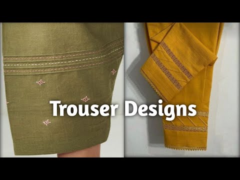 Trouser Designs Ideas For Girls 2025 Part 2 | @KushiMaqbool