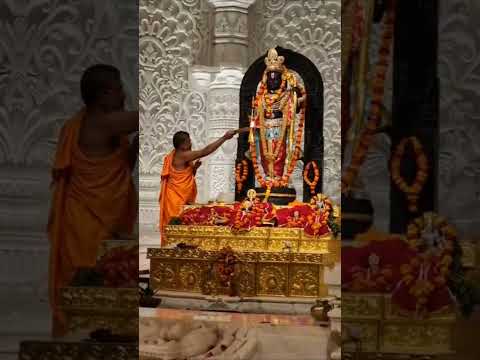 Ayodhya Ram Mandir today pooja Jay Shri Ram