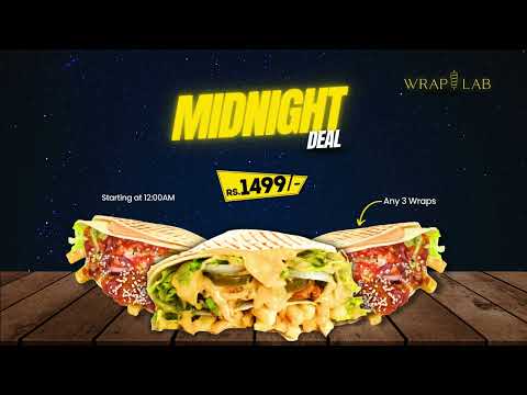 Midnight Feast: 3 Wraps for Rs. 1499 – Perfect for 3 People!