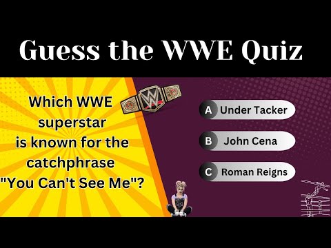 💼 Money in the Bank Mystery! Guess the WWE Legends Quiz 💰