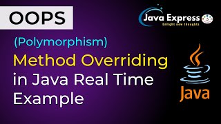 Polymorphism Method Overriding in Java | Real Time Examples - 2020