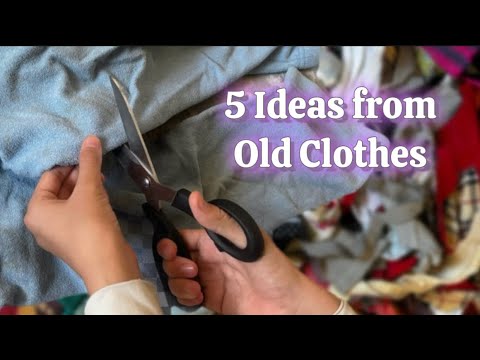 Don't know what to do with old clothes? Here are 5 brilliant ways to give them a new life!