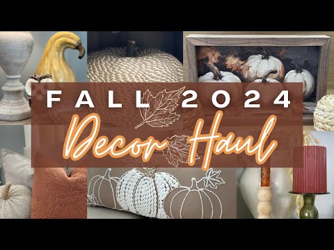 🍂 NEW Fall Decor Haul 2024 | Easy FALL Decor Ideas | NEW Target Walmart Kirklands FALL 2024