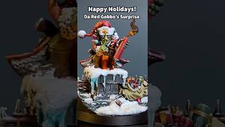 Da Red Gobbo's Surprise! #warhammer #miniature  #paintingminiatures #paintingwarhammer #christmas