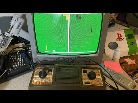 Coleco Telstar Colortron Pong Console Review