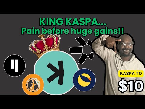 KING KASPA... Pain before huge gains!! #kas #jas #qnt #qubic #btc