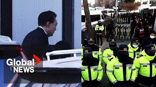 South Korean police arrest impeached president Yoon Suk Yeol