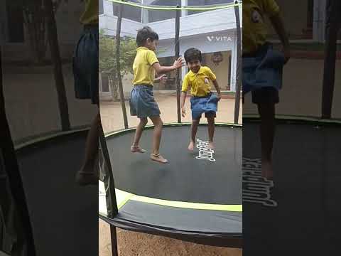 Veveaham Kidz School - (UKG B) Trampoline Activity