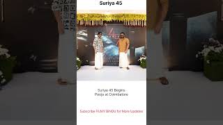 Suriya 45 begins Pooja Ceremony #Suriya45 #Trisha #RJBalaji #Kollywood #Suriya45Updates