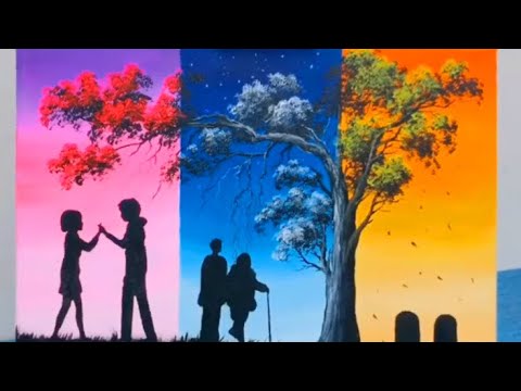 A Romantic couple painting ideas | let's draw it |