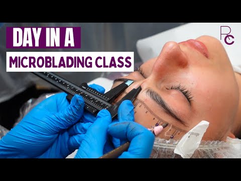 Day in a Microblading Class | Ray Cochrane Beauty Aesthetics Academy