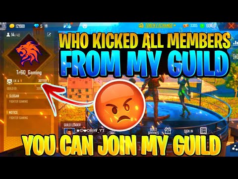 who kicked all members from my guild 😠|| how to join my guild || scam in my guild 🤬|| Tr60 Gaming